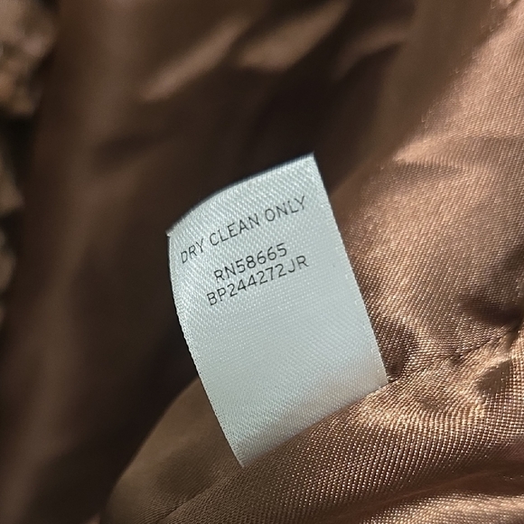 Frenchi Snuggly, chic Tan Teddy Jacket Size small - Picture 5 of 13